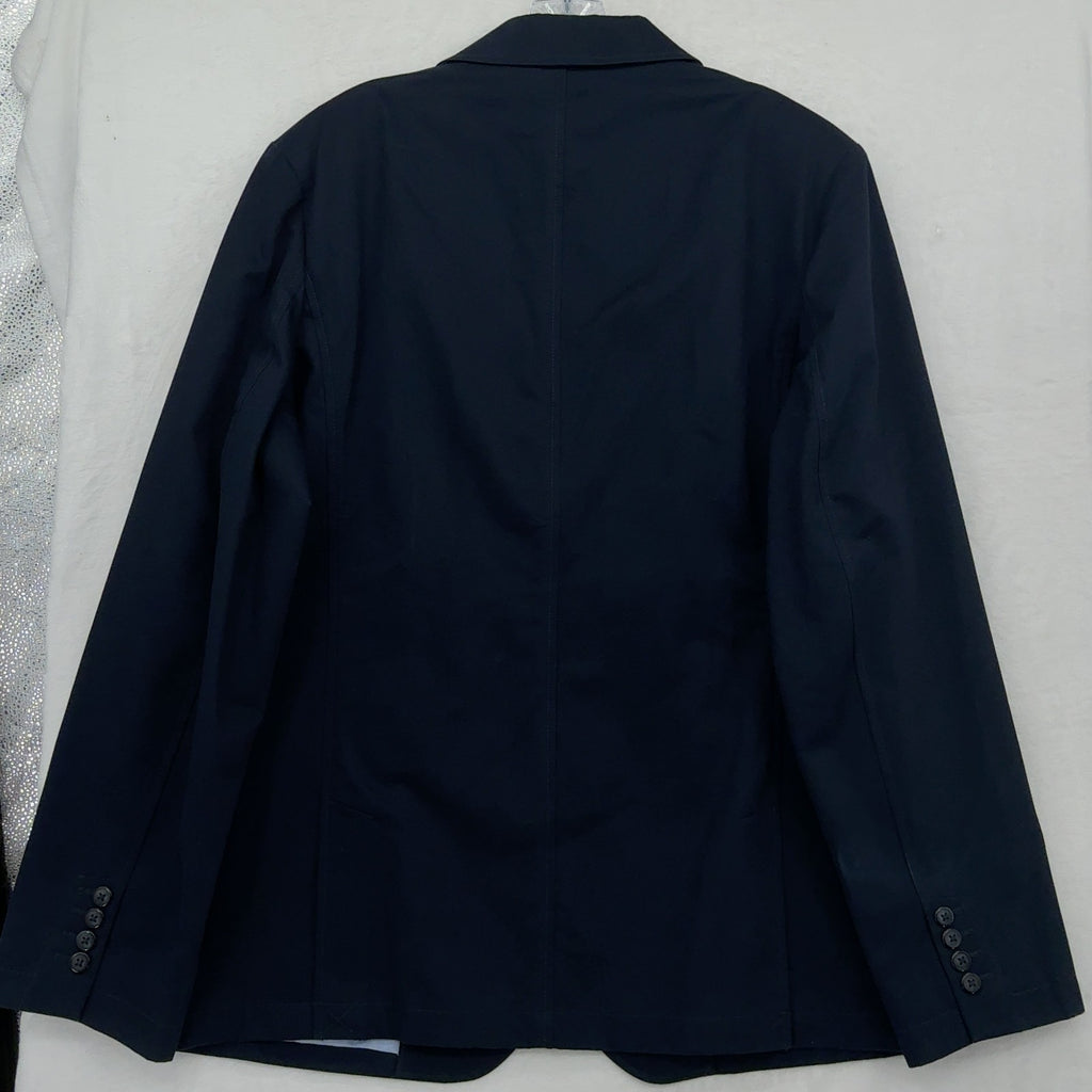 LL Bean Blazer 42R 100% Cotton Jacket  Navy Blue 2 Button Mens Sportcoat