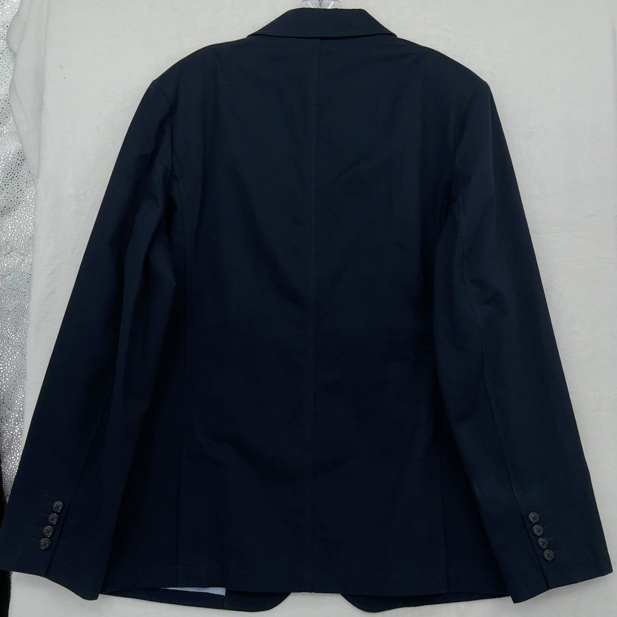 LL Bean Blazer 42R 100% Cotton Jacket  Navy Blue 2 Button Mens Sportcoat