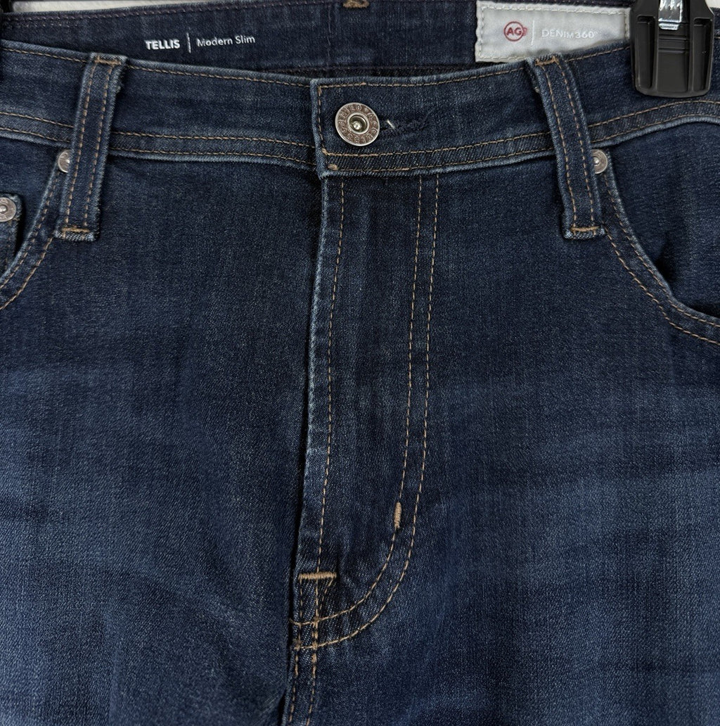 AG Adriano Goldschmied Jeans Men’s 32x32 Blue Tellis Modern Slim Denim Preppy