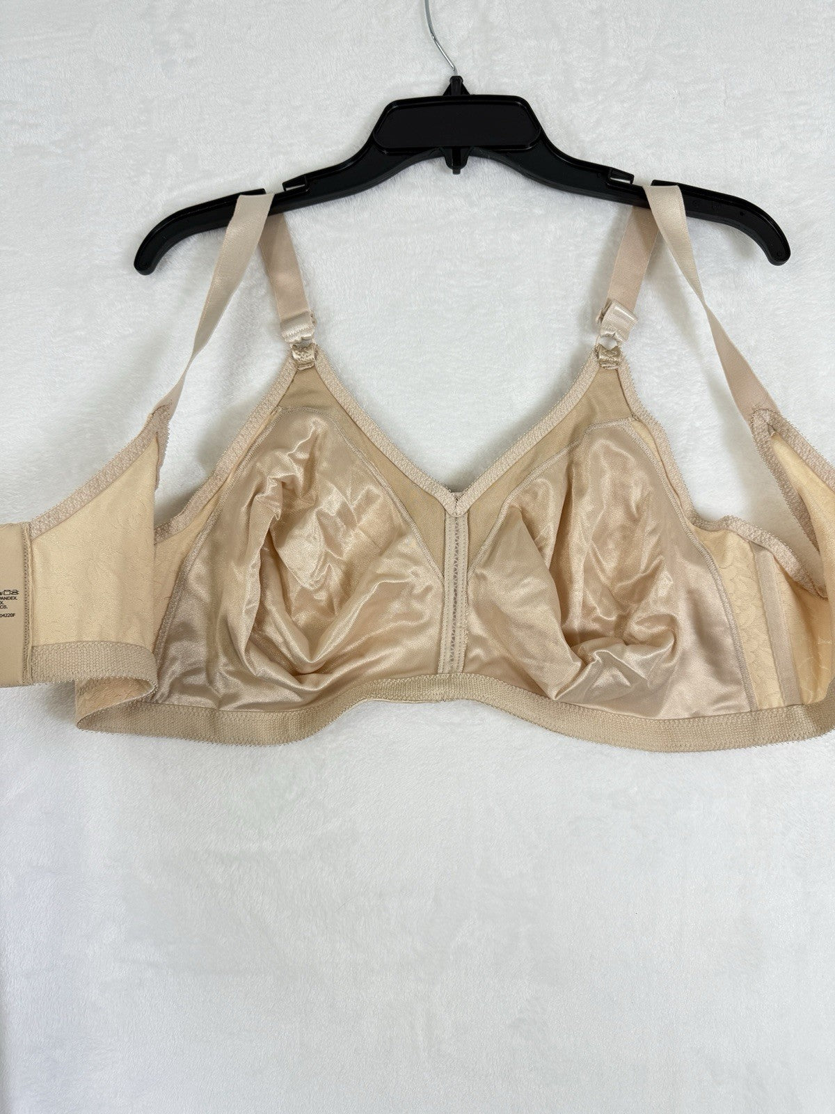 Bali Bra 42DD Double Support 3372 Beige Taupe Wireless Womens