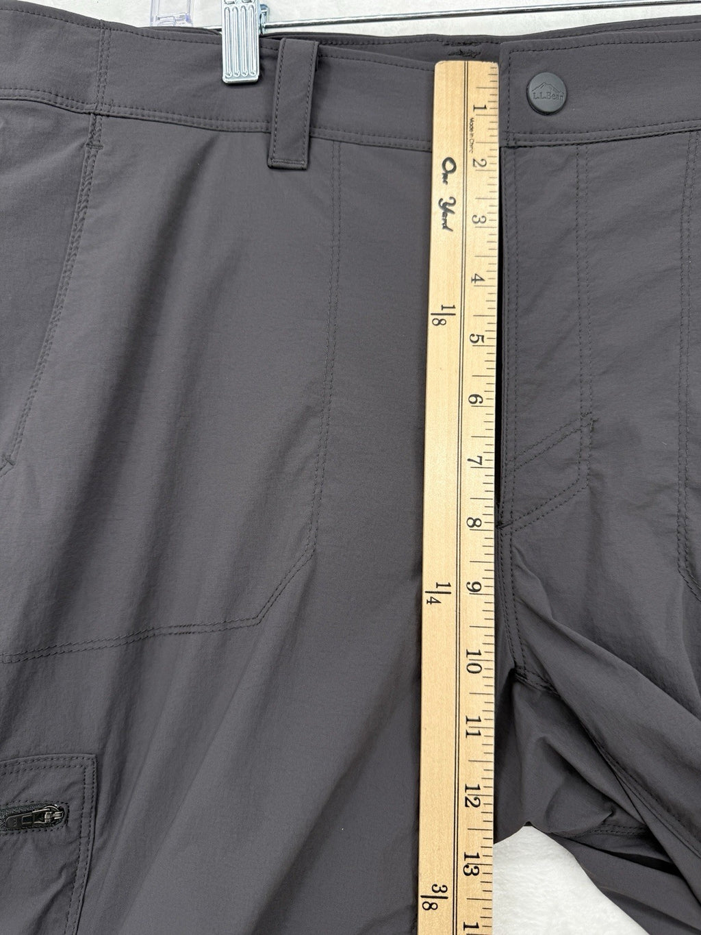 LL Bean Cresta Pants 35x32 Mens Hiking Water Resistant Utility Cargo Nylon