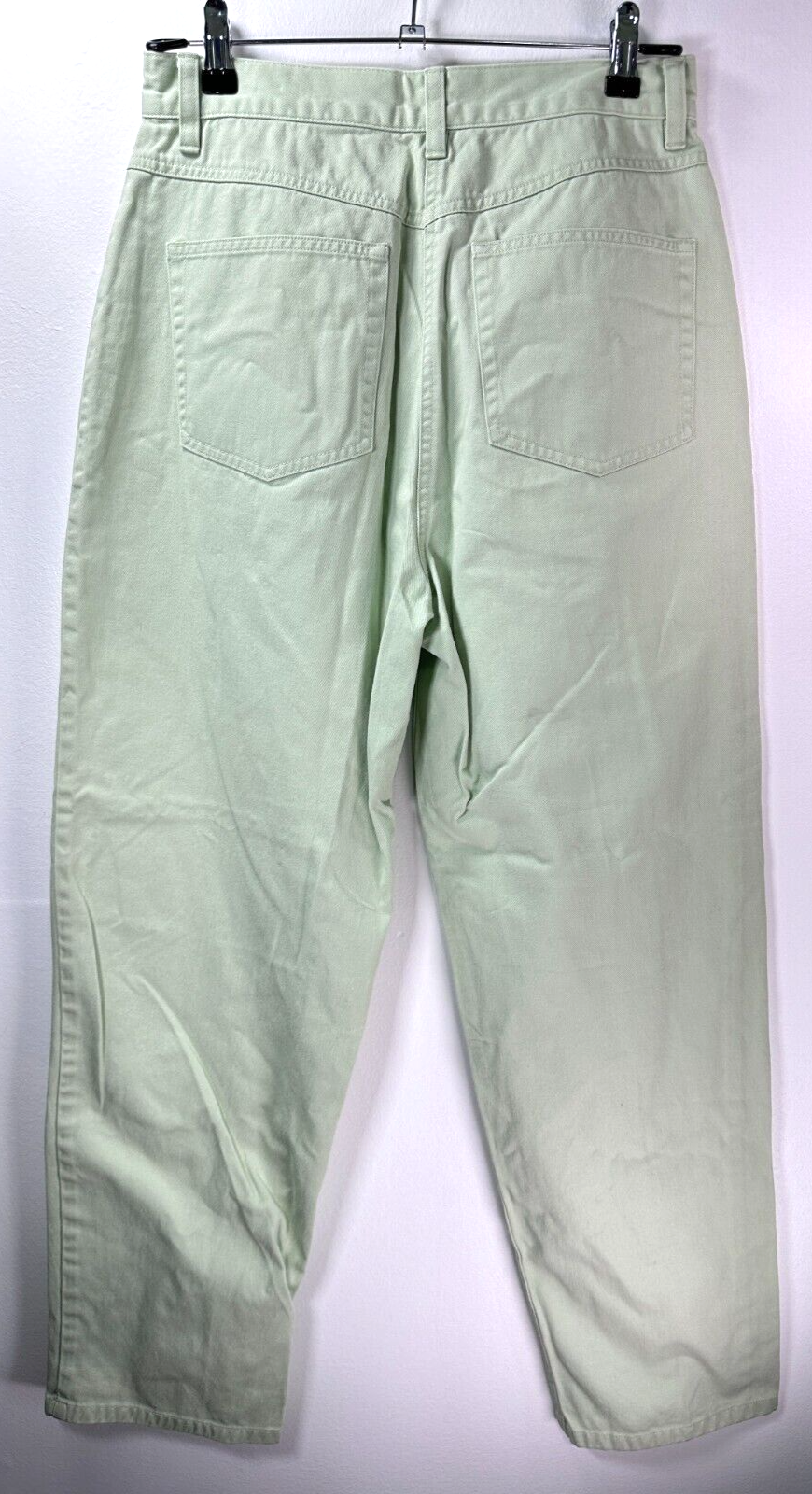 LL Bean Jeans 10 Womens Light Sherbert Green 5 Pocket Denim 100% Cotton