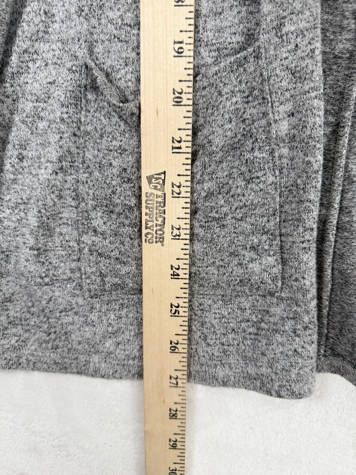 American Eagle Soft Sexy Plush Hooded Cardigan XS Gray Pockets Long Sleeve Women