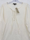 J Crew Top Women Small Broken In Jersey Knit Button Front Long Sleeve New NWT