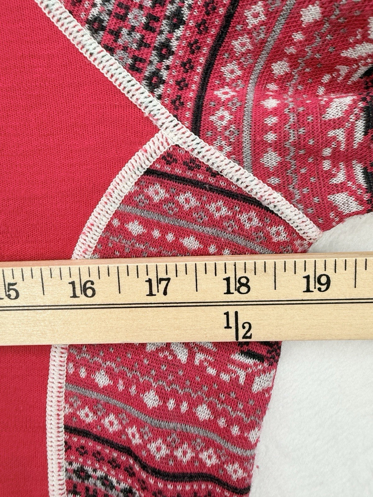 Dakini Sweater XL Womens Kini 100% Merino Wool 1/4 Zip Base Layer Fair Isle Ski