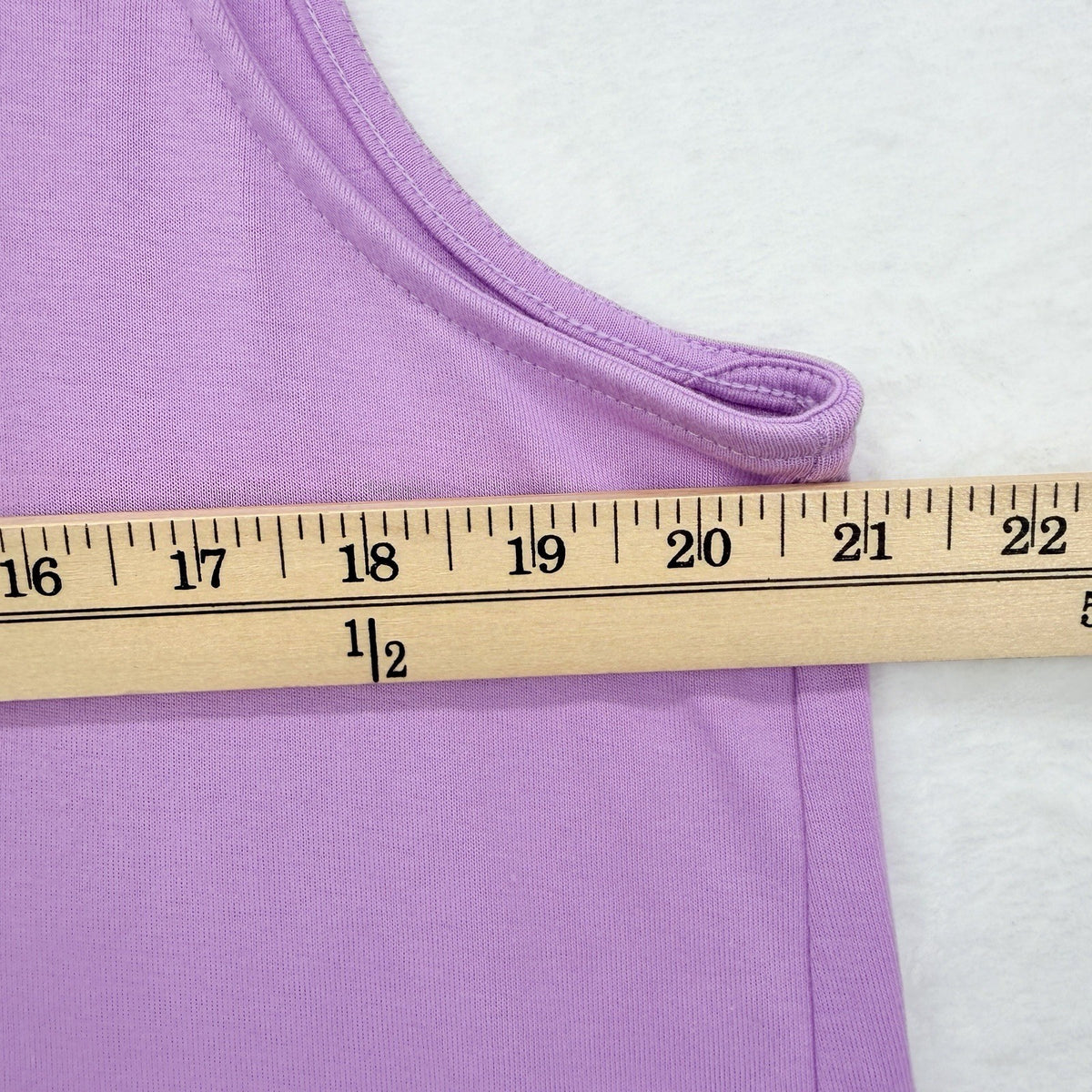 J Jill XL Top Forward Seam Tank Large Purple Tee Sleeveless Perfect Pima Cotton