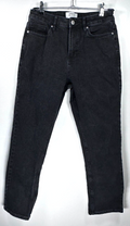 Miss Selfridge Denim Jeans Black US 6 Petite High Rise Womens London 27.5 Inseam