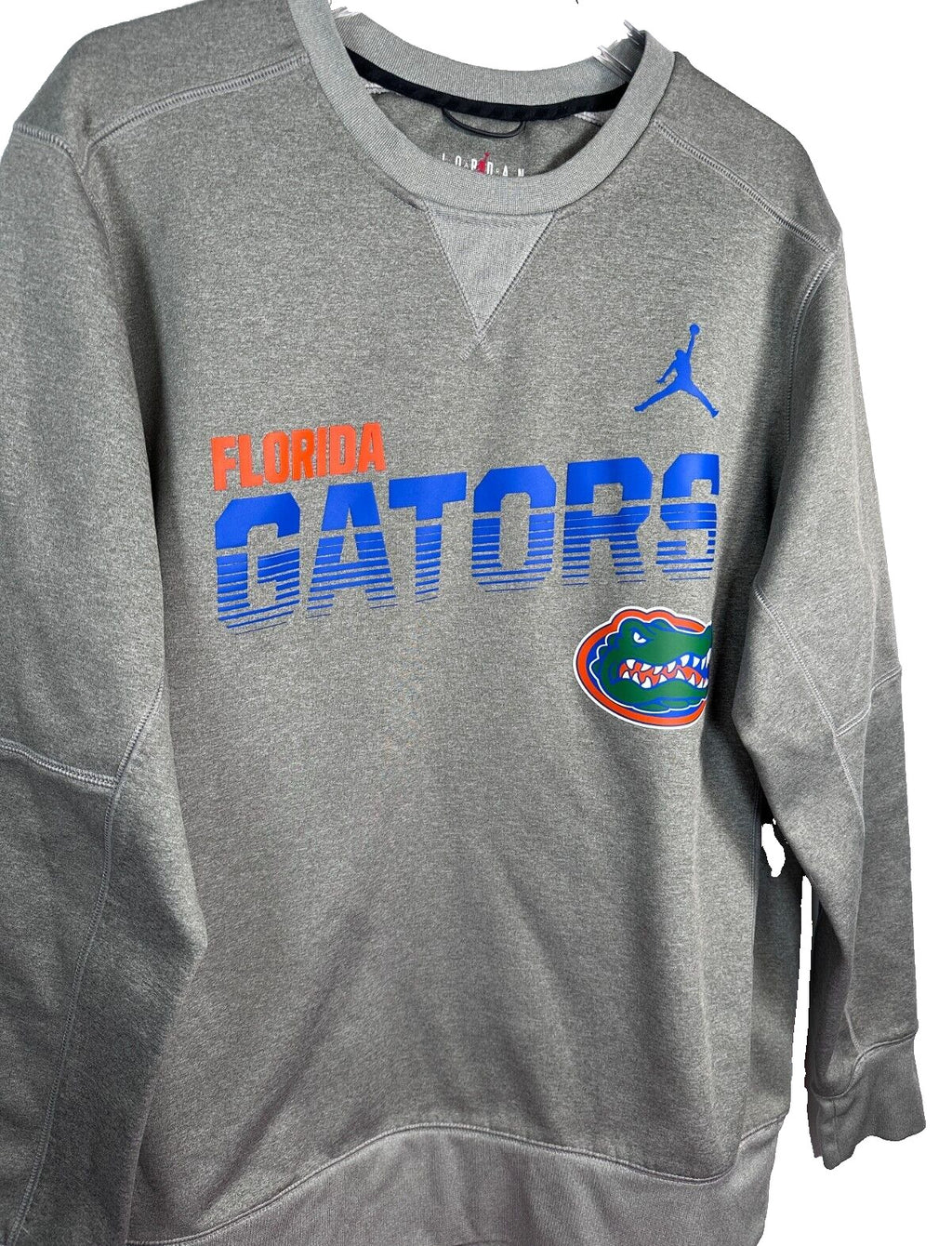 Air Jordan Florida Gators Team Issued Pullover Gray Men's Size L Large MINT