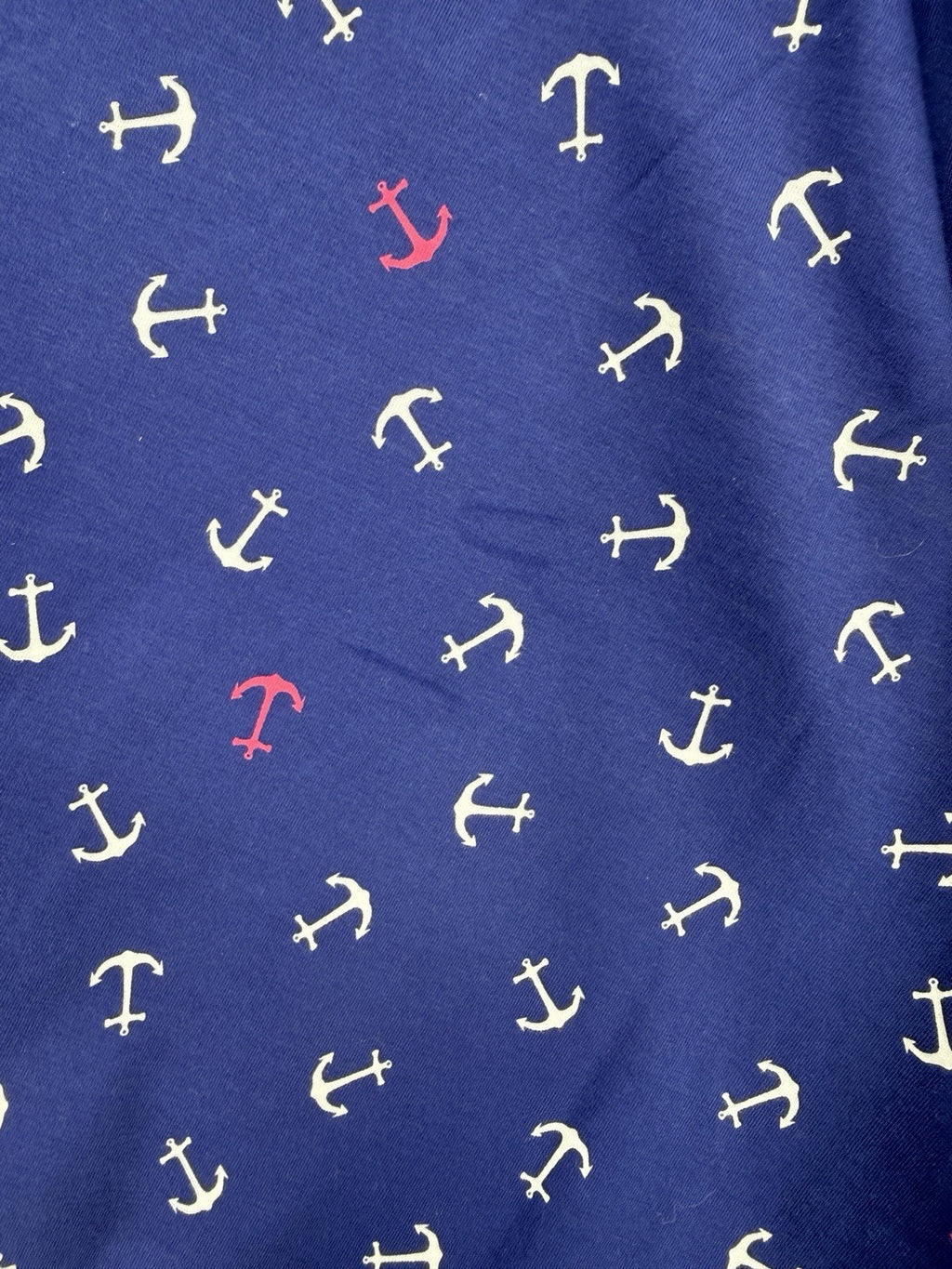 Ana Claire Dress Small Knit Navy Blue Nautical Anchor Clare Women New NWT