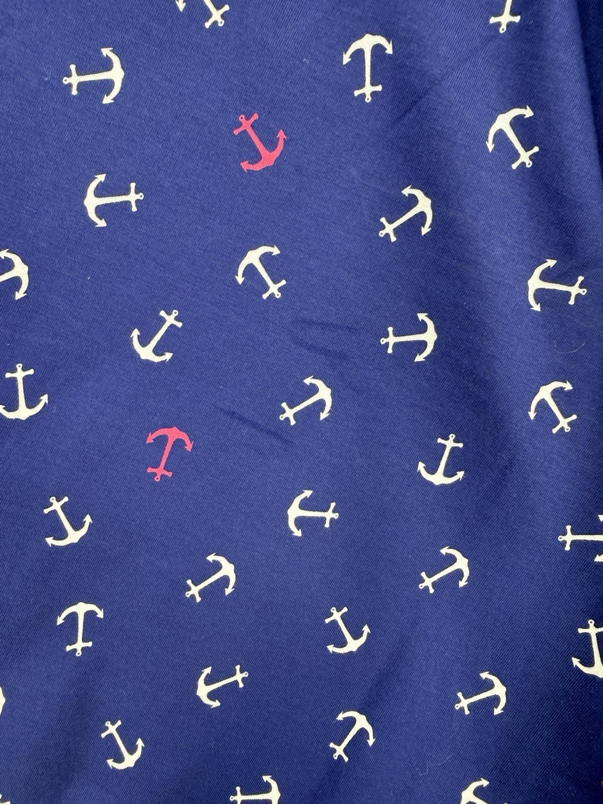 Ana Claire Dress Small Knit Navy Blue Nautical Anchor Clare Women New NWT