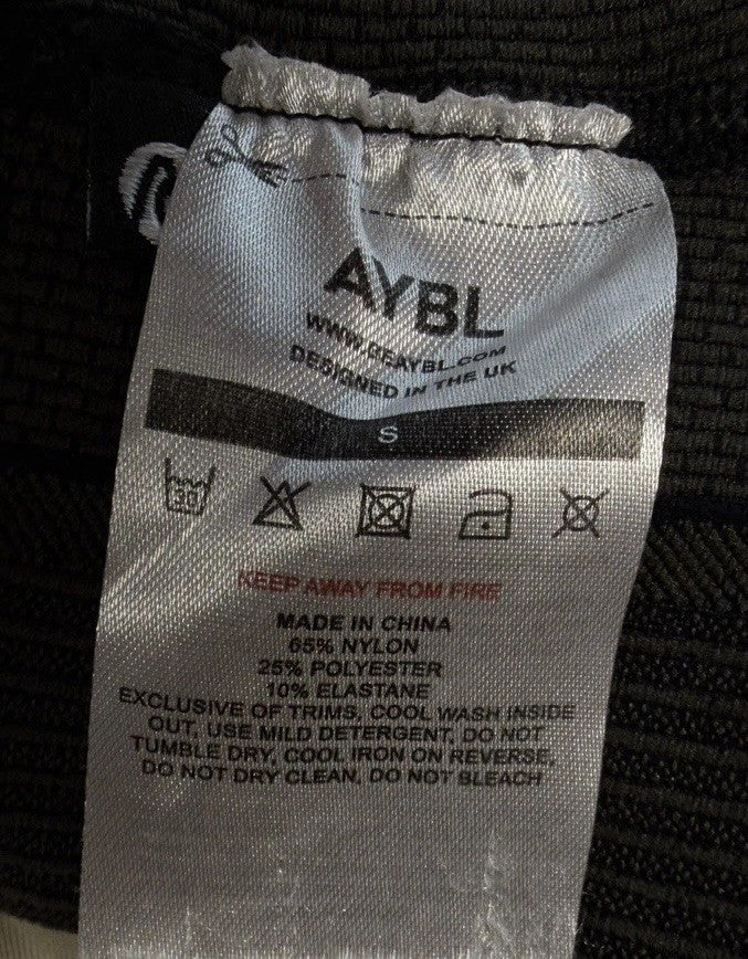 AYBL Reflex Seamless Leggings Small Black Workout Womens Gym