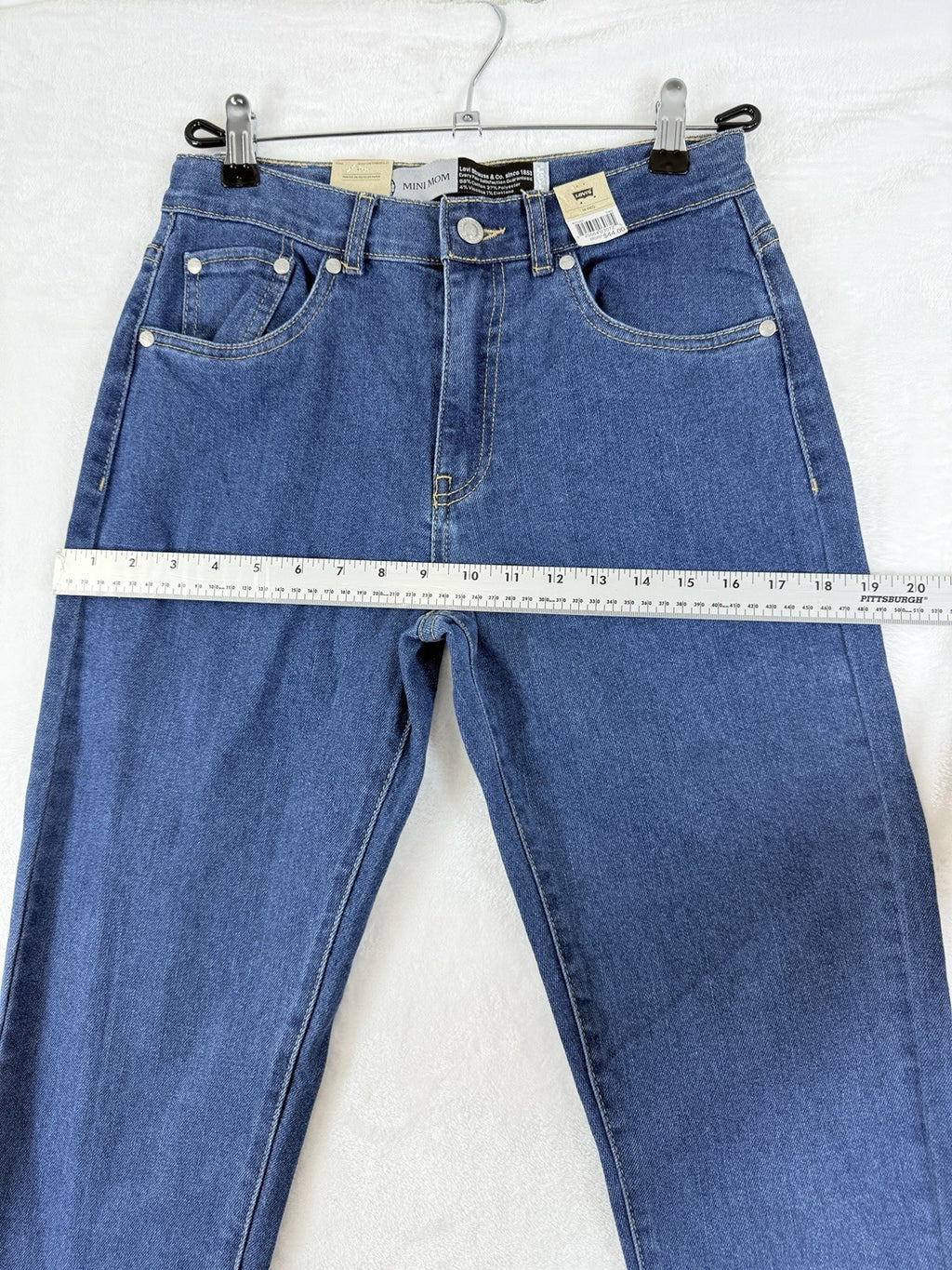 Levis Jeans Girls 16 Mini Mom Silvertab High Waist Blue Denim Levi’s NWT