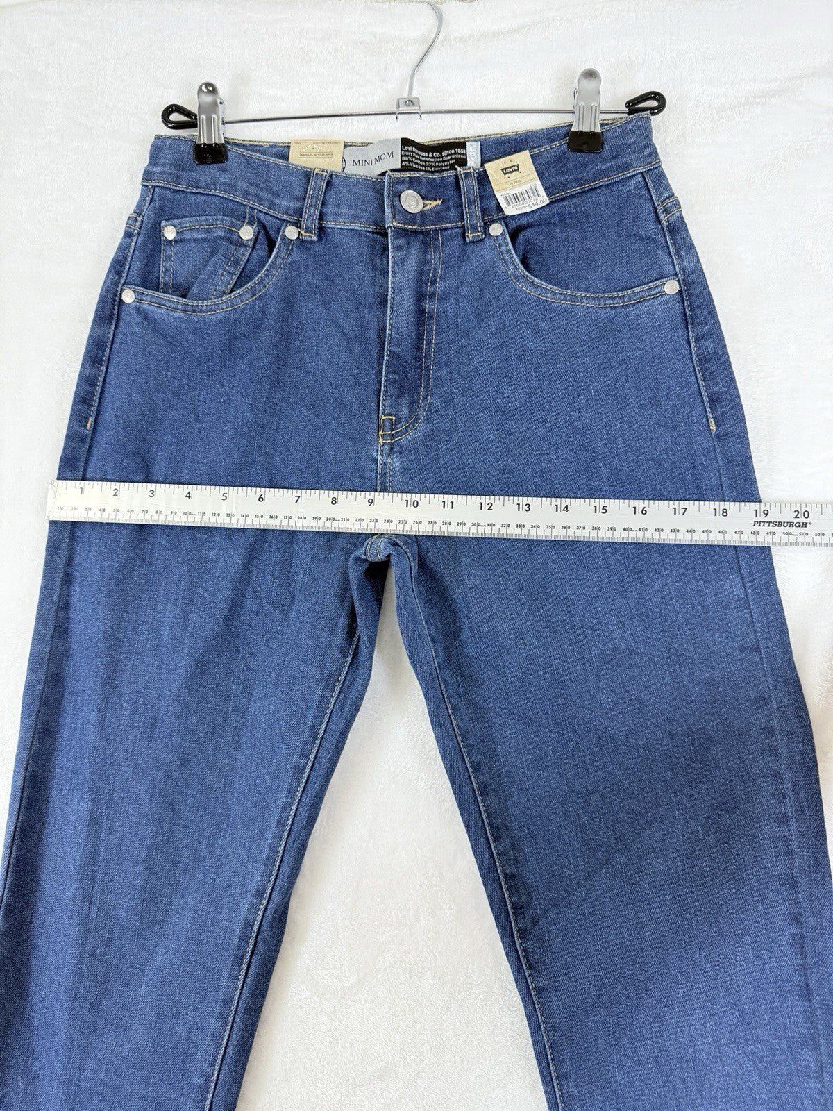 Levis Jeans Girls 16 Mini Mom Silvertab High Waist Blue Denim Levi’s NWT