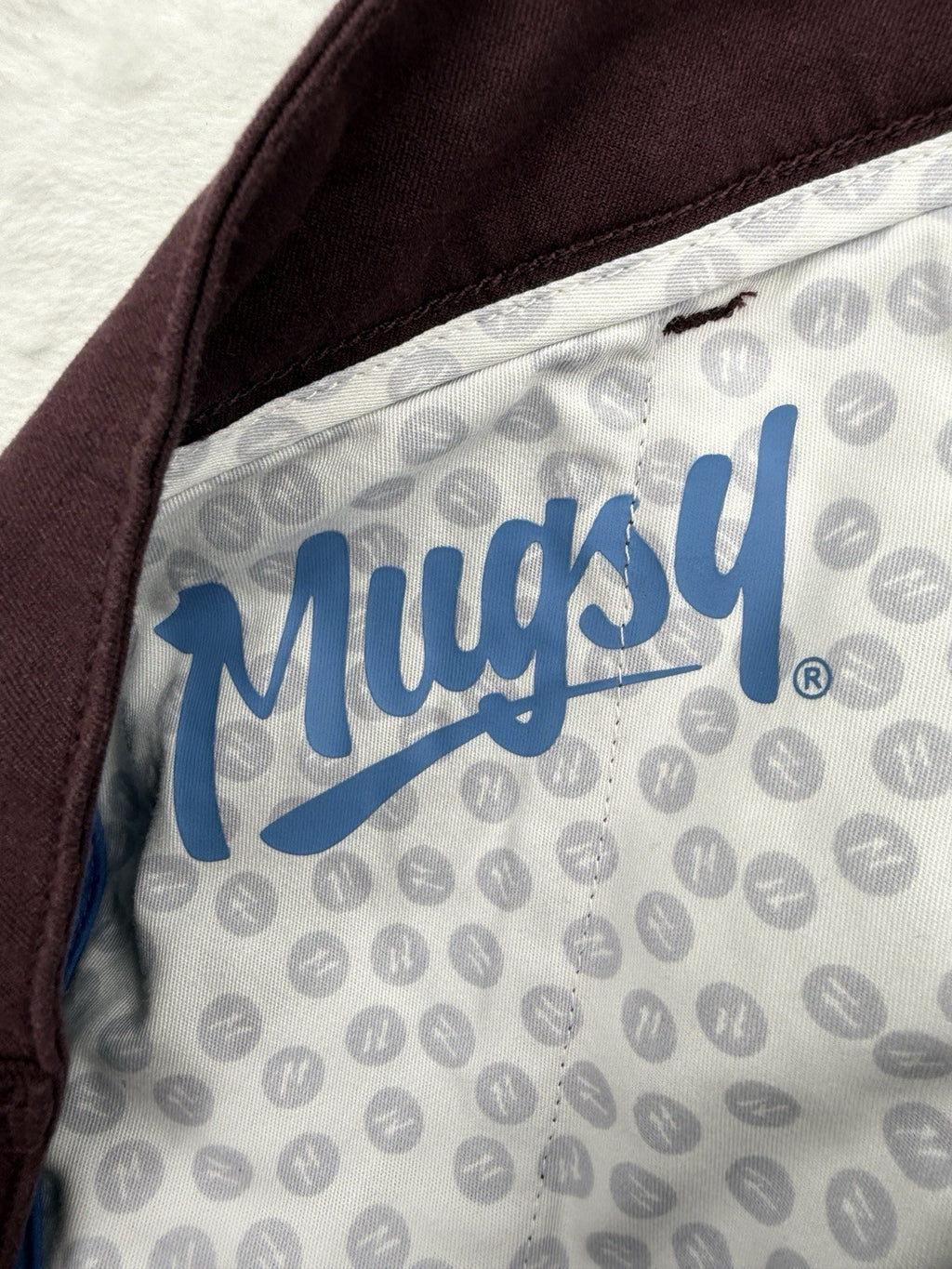 Mugsy Shorts 34 Ports 9” Maroon Chino Mens