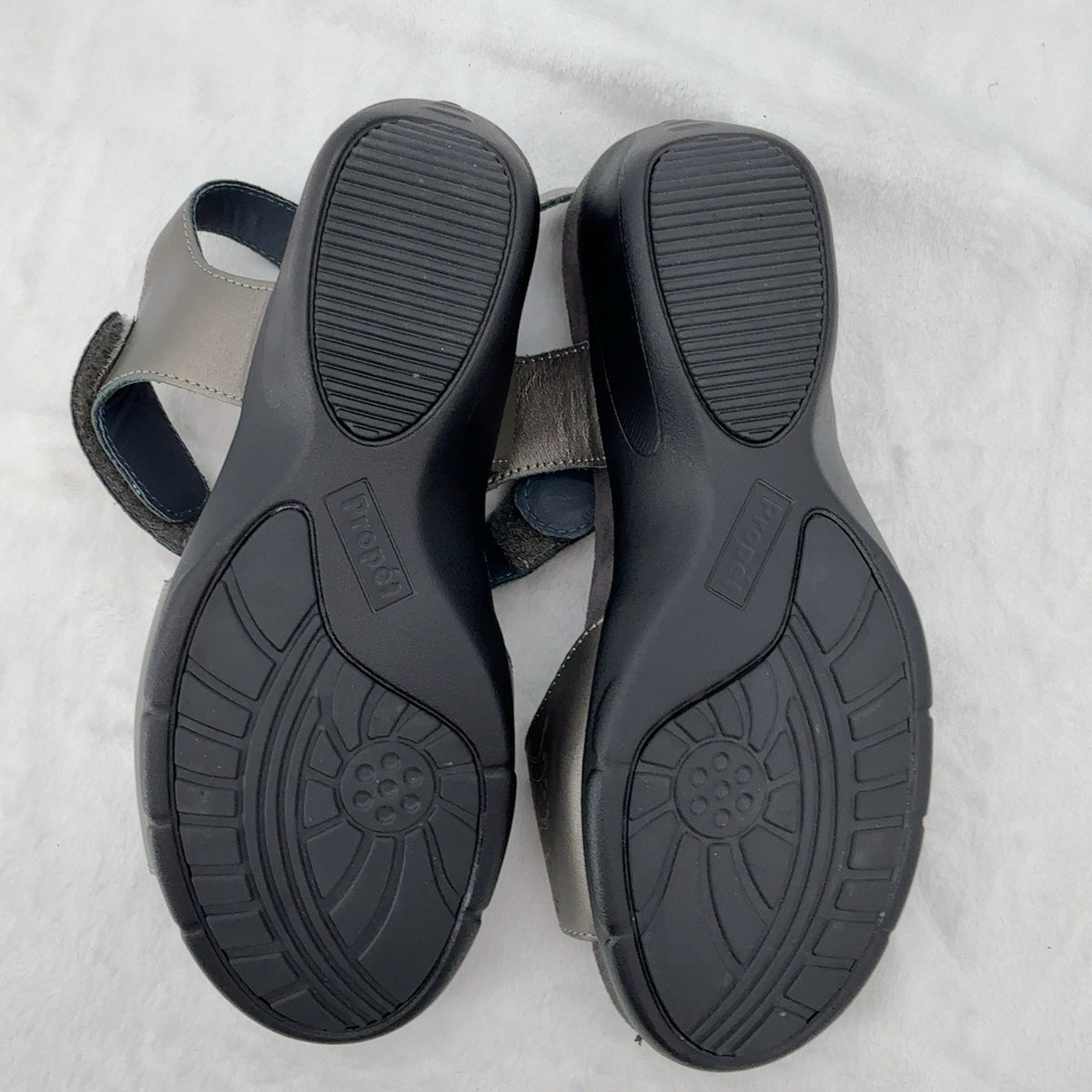 Propet Sandals 6.5 XX 4E Womens Wanda Gray Leather EEEE Shoes