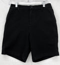 Mugsy Travelers Shorts Medium Mens Black 8” Cotton Stretch Back Elastic