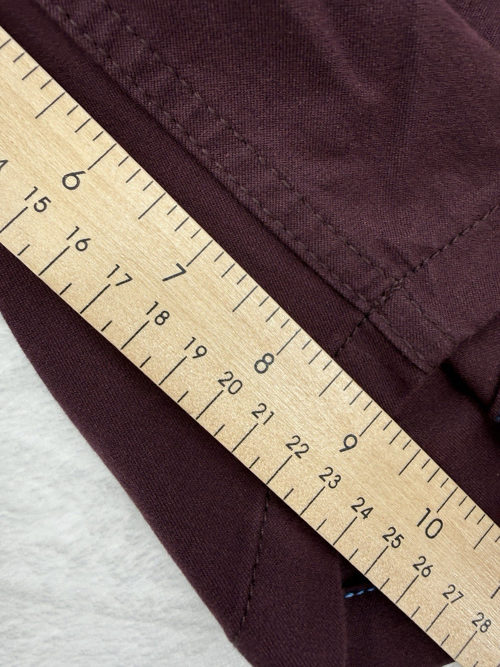 Mugsy Shorts 38 Ports 9” Maroon Chino Mens