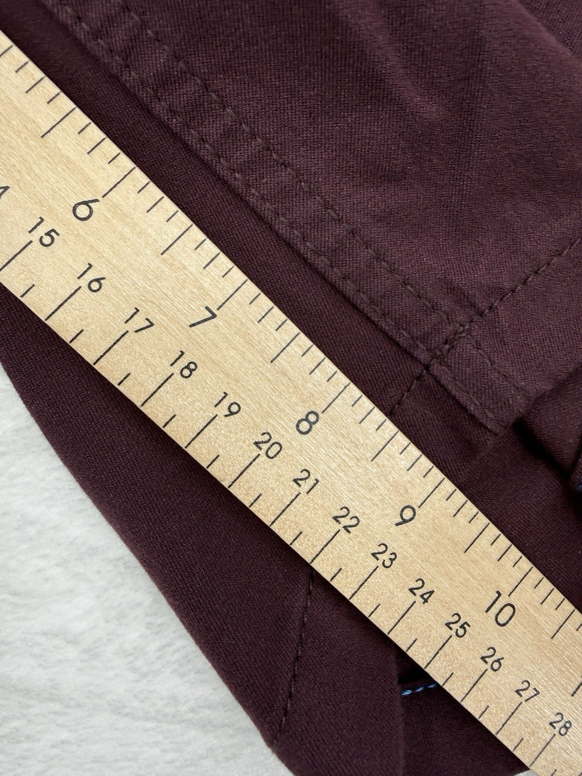 Mugsy Shorts 38 Ports 9” Maroon Chino Mens