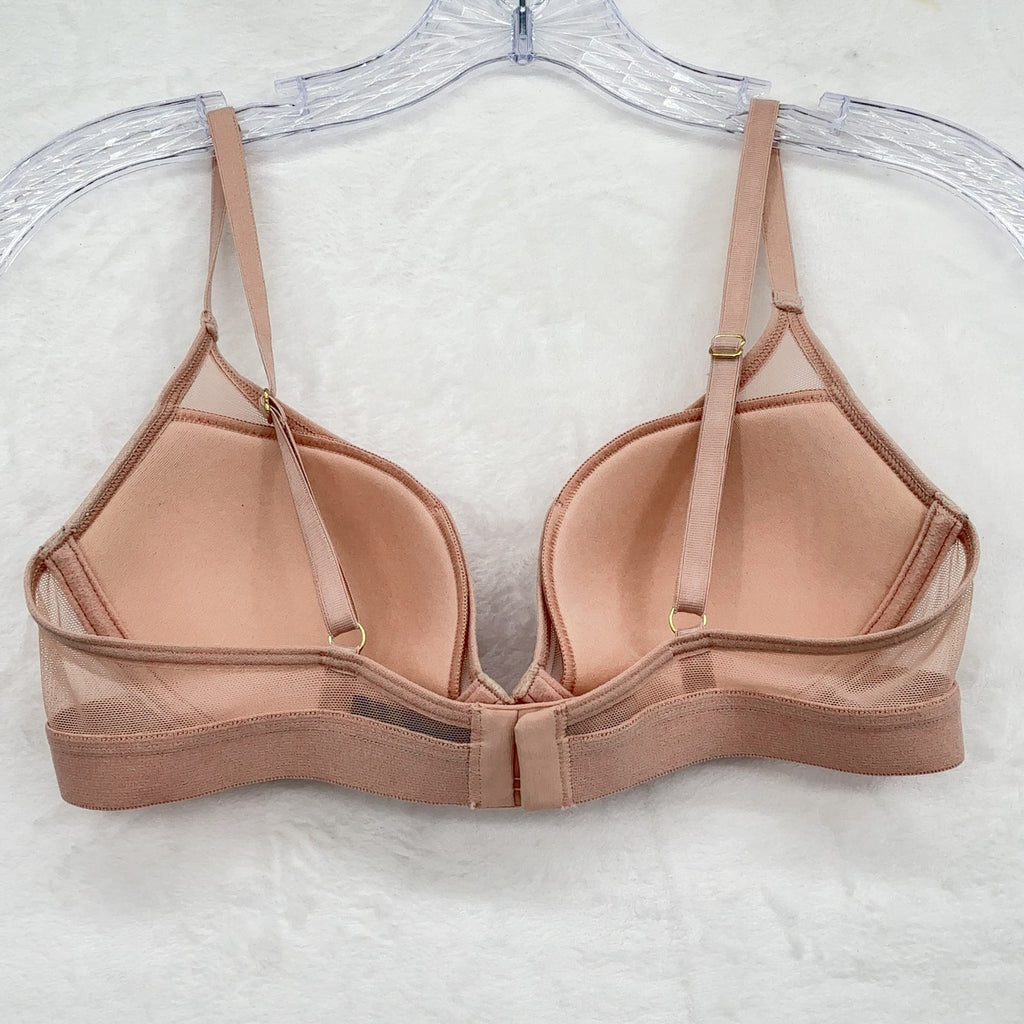 Pepper All You Bra 34B Womens Pink Beige