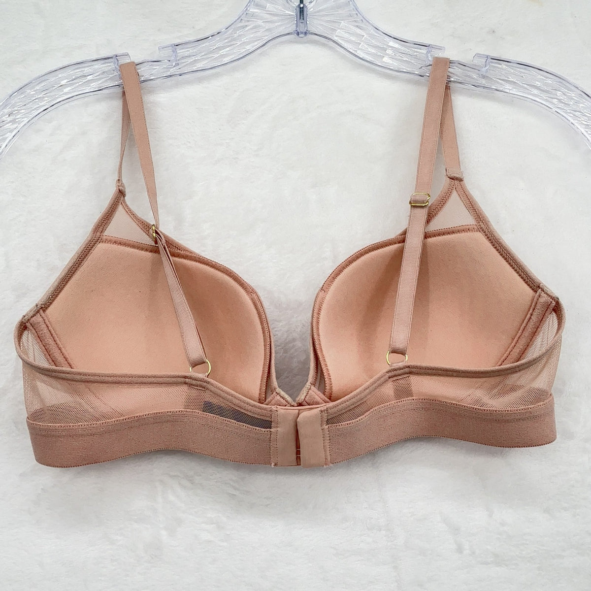 Pepper All You Bra 34B Womens Pink Beige