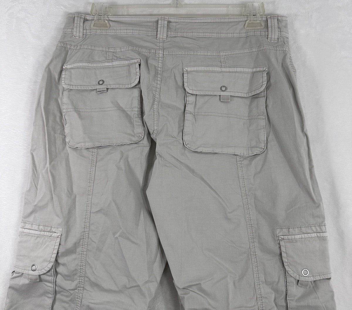 Garage Chicago Cargo Pants Size 15 Gray Low Rise Juniors Womens NWT Skater NEW