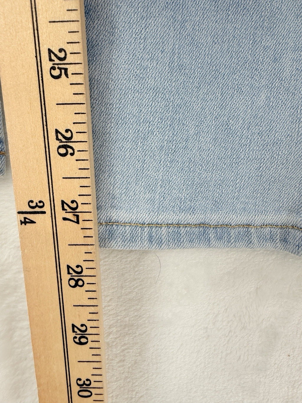 J Crew 9” High Rise Toothpick Jeans 25 Womens Blue Denim *FlawRead New NWT