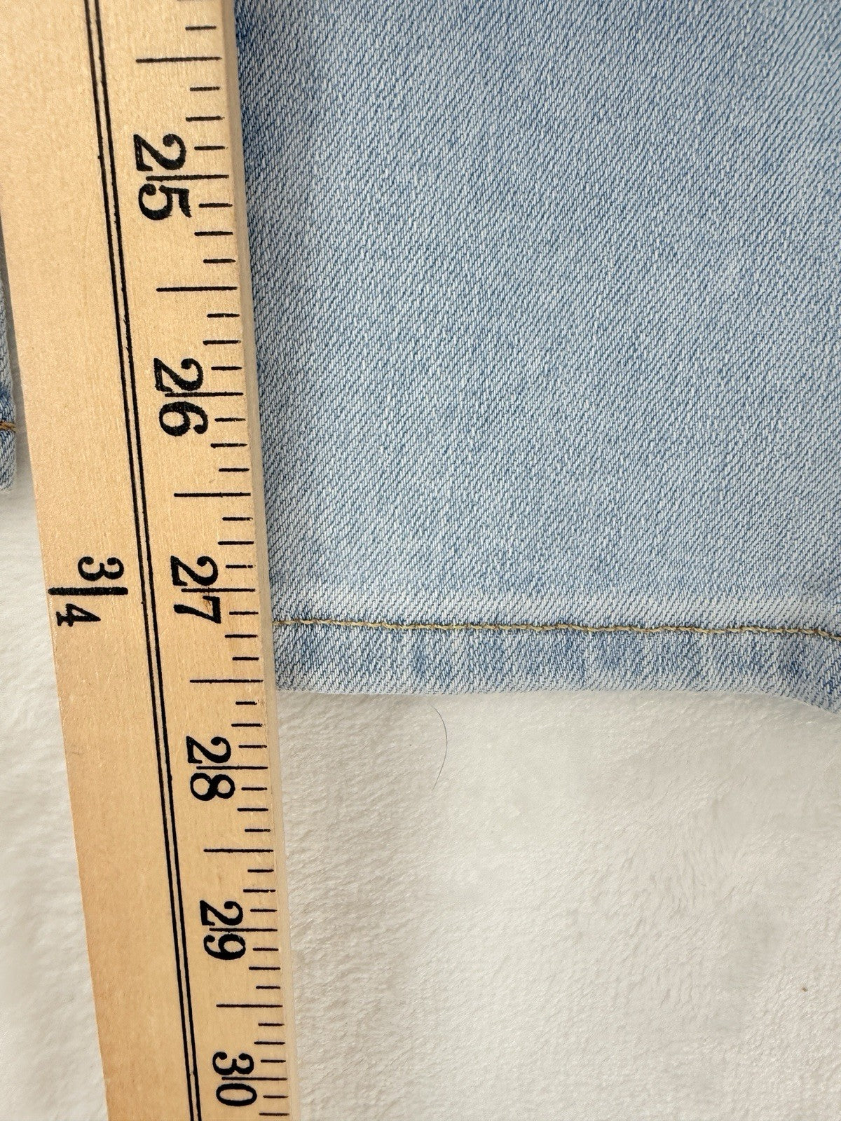 J Crew 9” High Rise Toothpick Jeans 25 Womens Blue Denim *FlawRead New NWT
