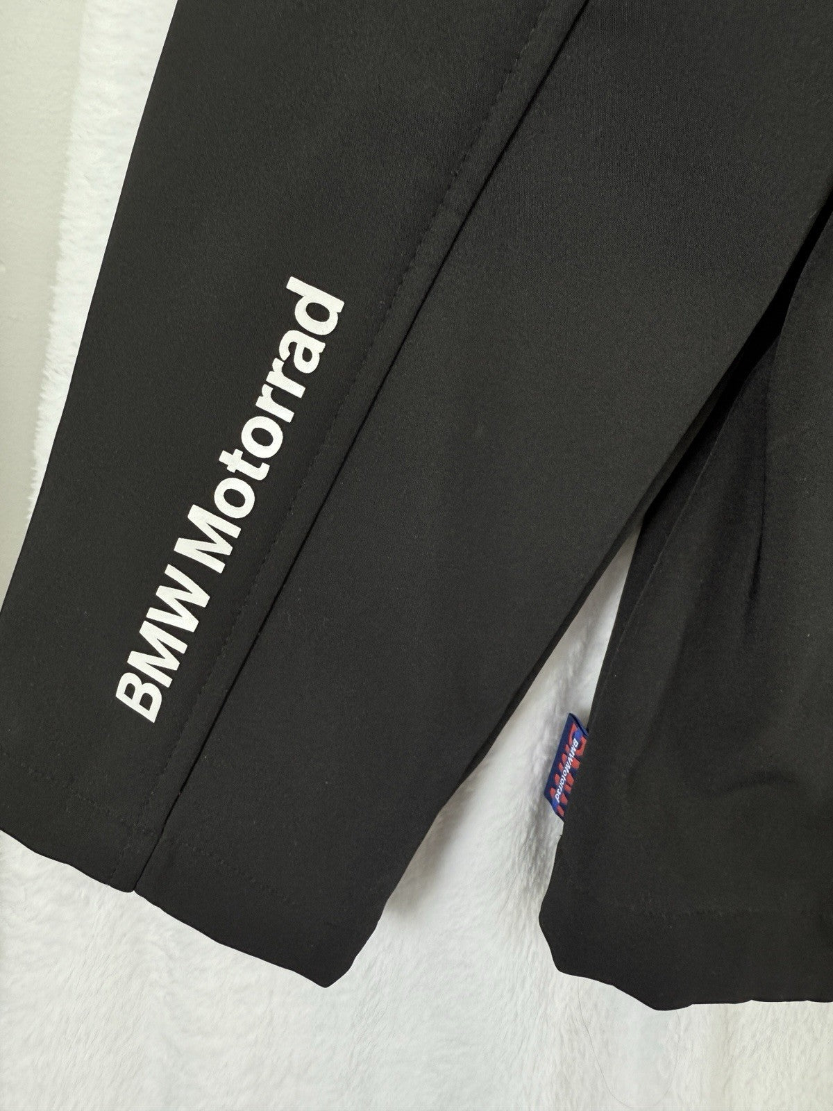 BMW Motorrad Jacket Men 48 Medium Softshell Black Hooded Motorcycle