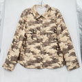 Stitch & Co. Camouflage Shirt  Large Womens Long Sleeve Snap Front Camo