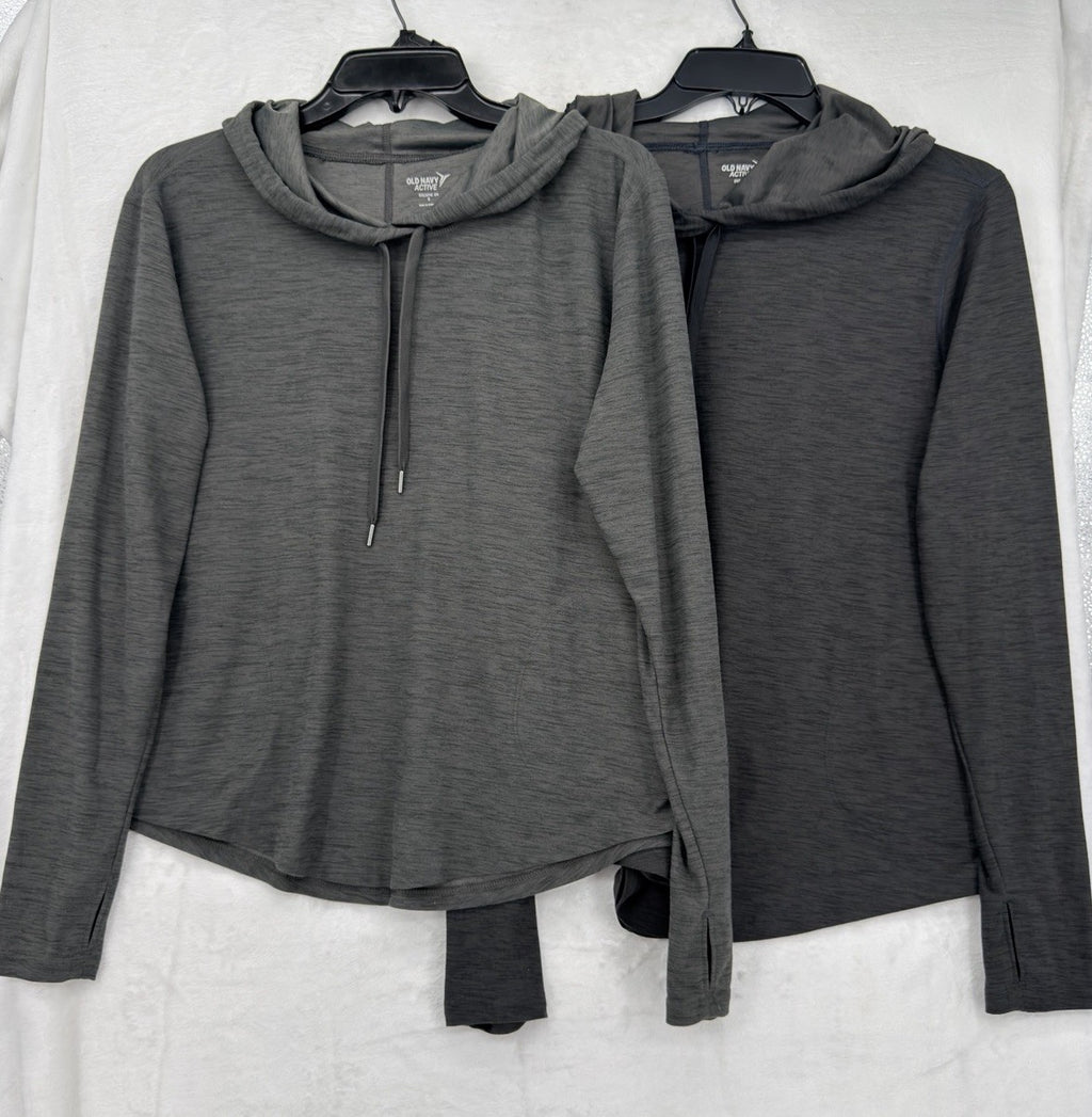 Old Navy Active Breathe On Tops Women Small Pullover Hoodie Gray Lot