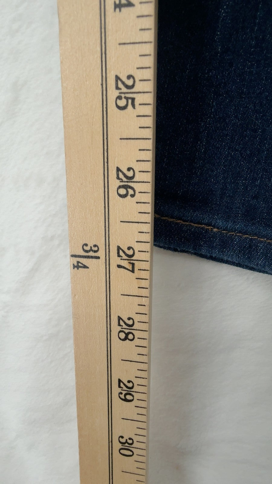 Levi Strauss Signature Mid Rise Skinny Jeans 10 Short 10S Womens Blue 30x28 Blue
