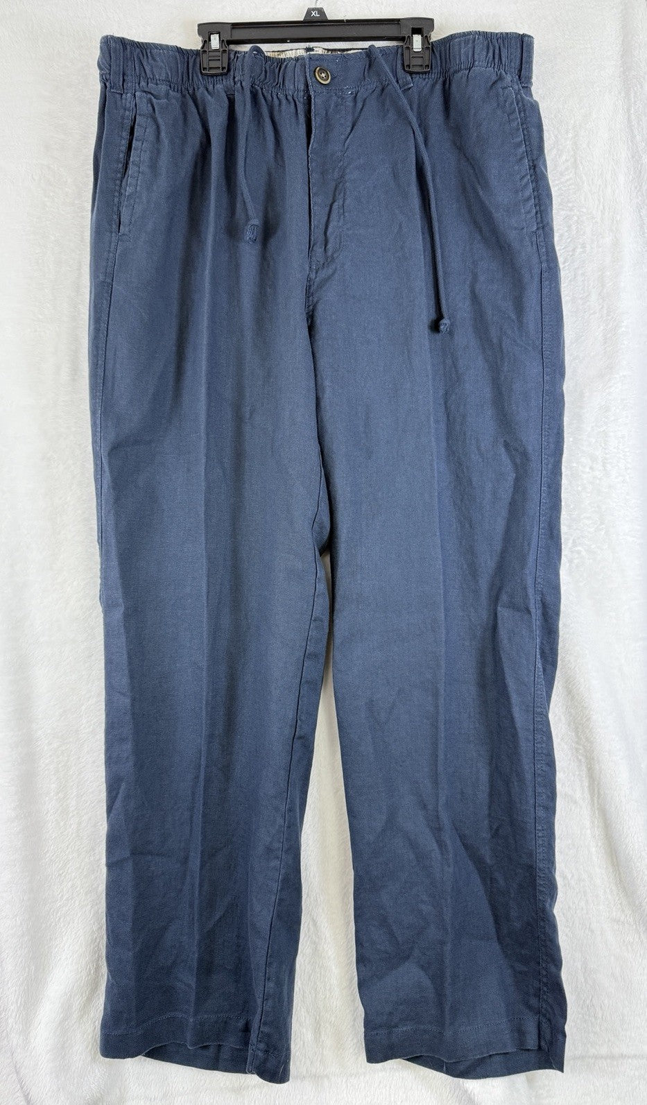 28 Palms Linen Pants XL 30 Womens Blue 100% Linen