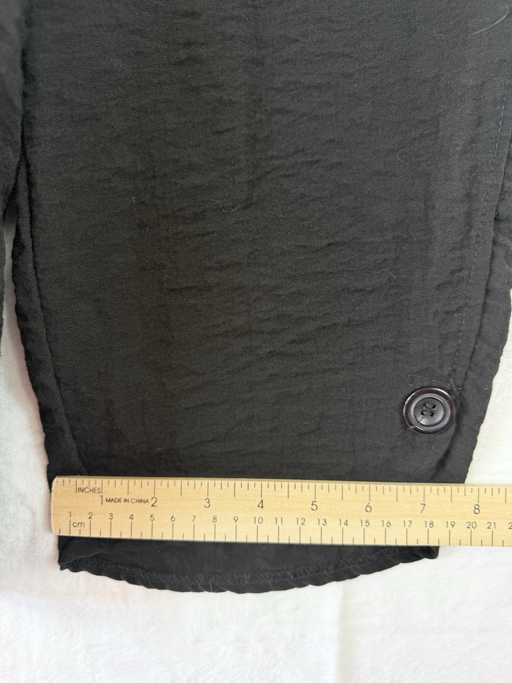 Habitat Clothes To Live In XL Cropped Pants Black Artsy Art To Wear Womens