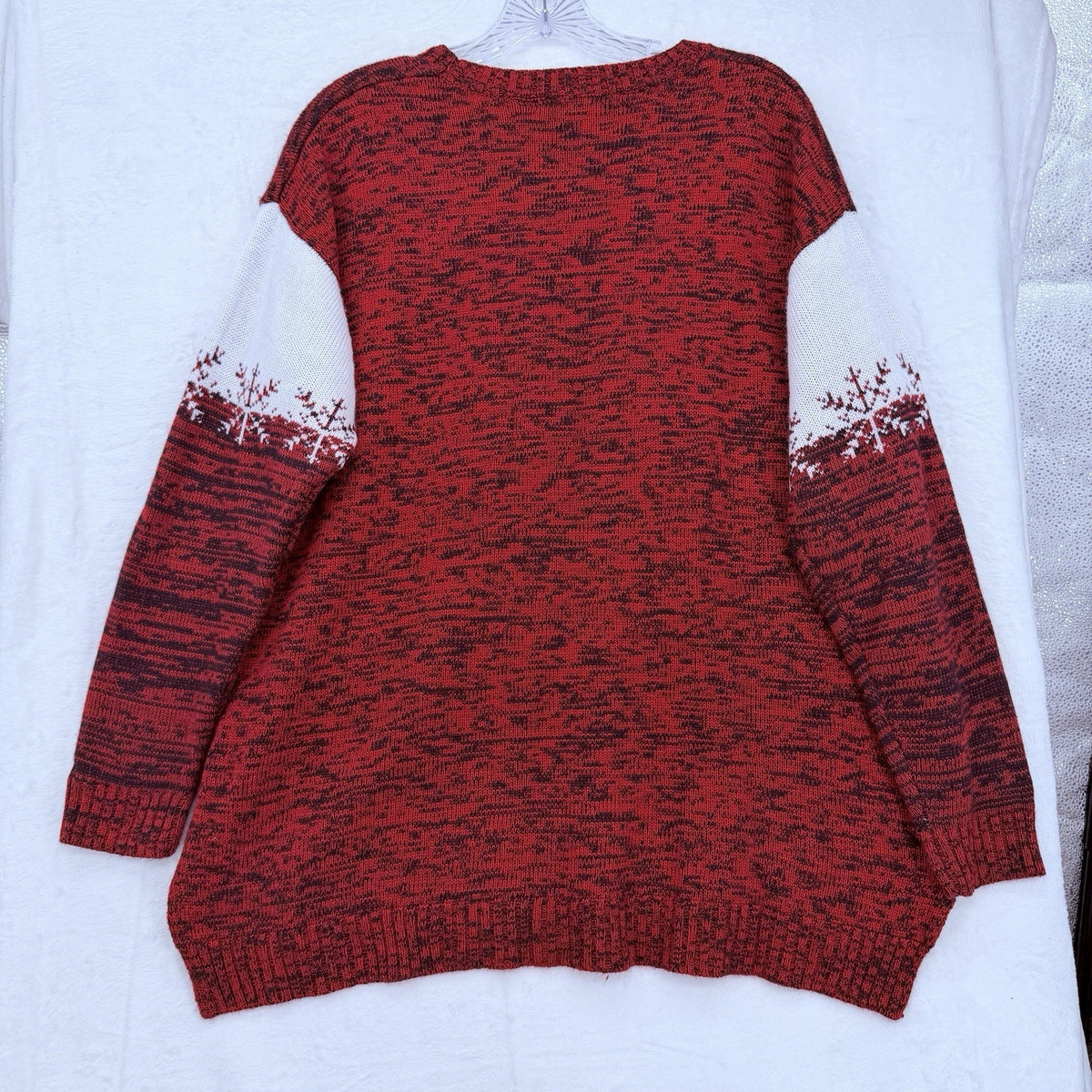 United States Sweaters 1X Ugly Christmas Penguin Red Long Sleeve Plus Size Women
