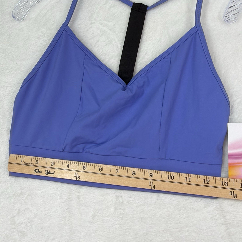 BalTogs Bra Top Medium Womens Dance Dancewear Blue Bal Togs Sports Lot 2 New NWT