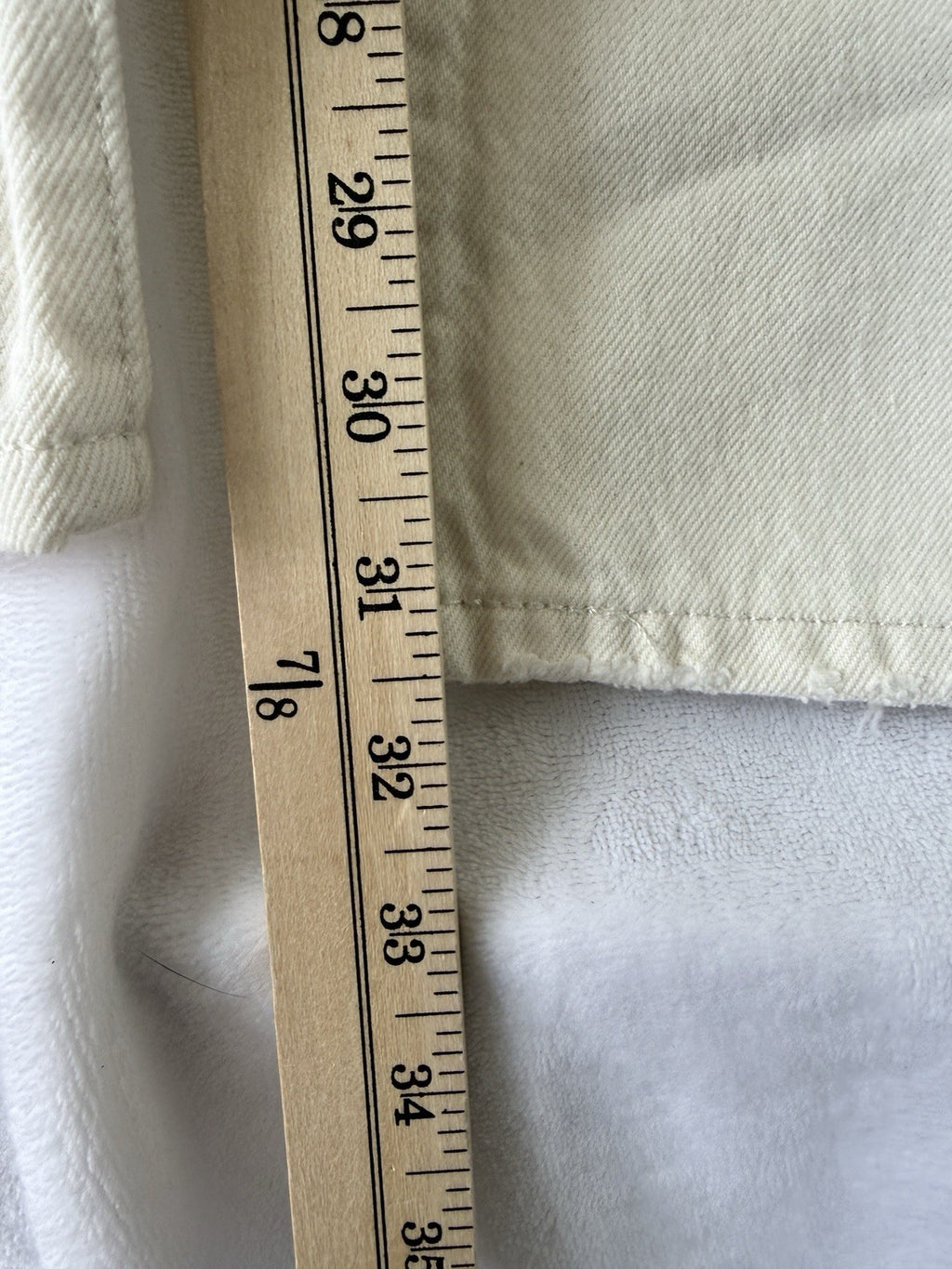 Levis 501 ‘90s Womens Jeans 30 30x32 White Ivory Button Fly Original New