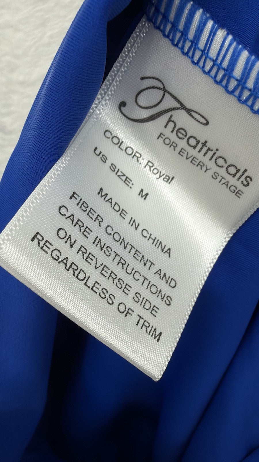 Theatricals Dance Shorts Medium Womens 2 Pairs Lot Royal Blue Dancewear New NWT