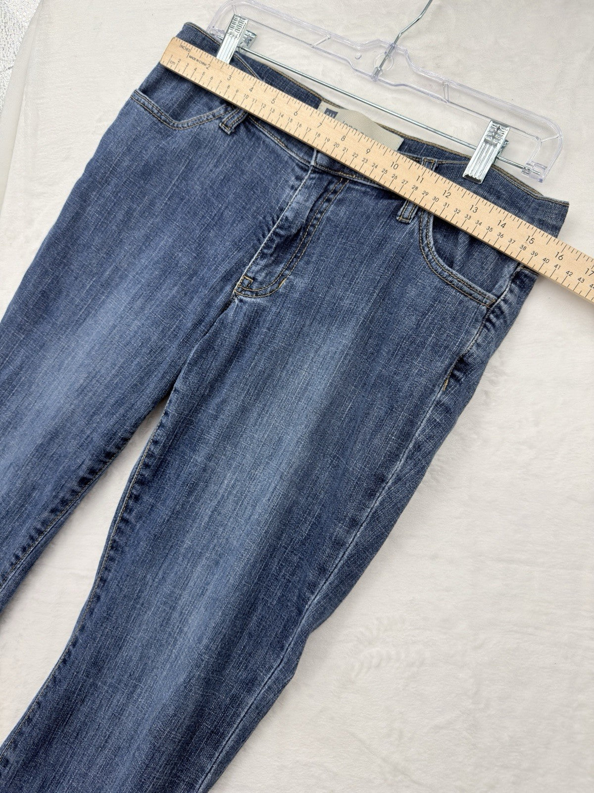 Vintage Gap Long And Lean Jeans 8 Womens Blue Bootcut Stretch