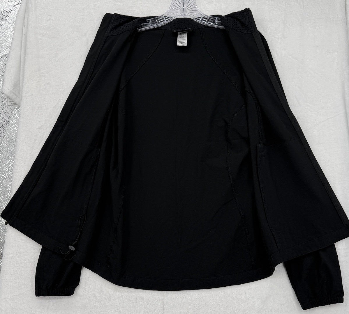 Patagonia Womens Medium Jacket Soft Shell Adze Full Zip Jacket Windproof Black