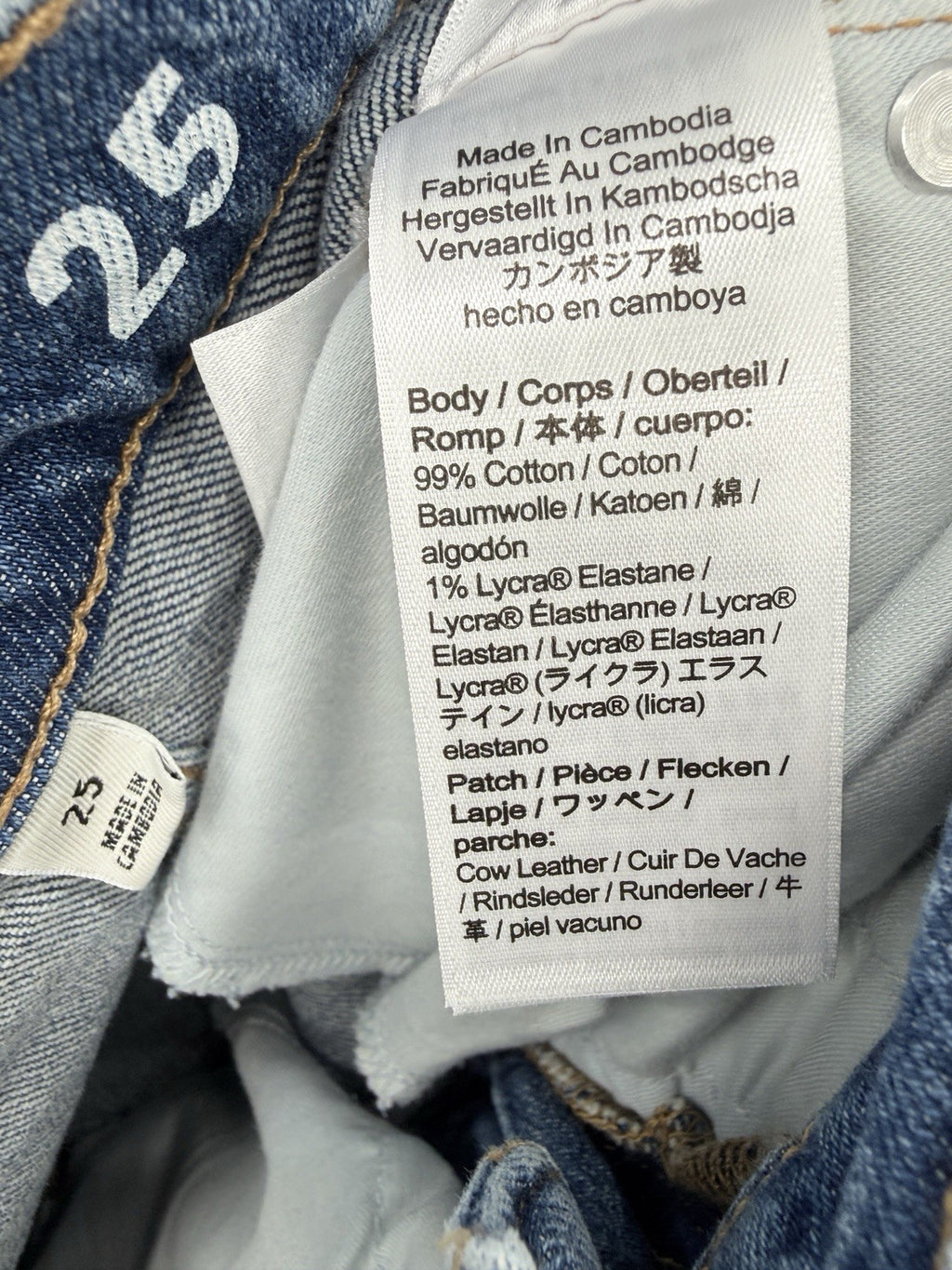 J Crew Demi Boot Crop Jeans 25 Womens Lot 2 Pairs Blue Mid Rise Denim