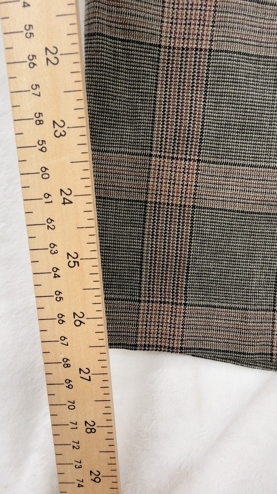 Old Navy Billie Pants XL Womens Brown Plaid Pull On Straight Leg Comfort Waist