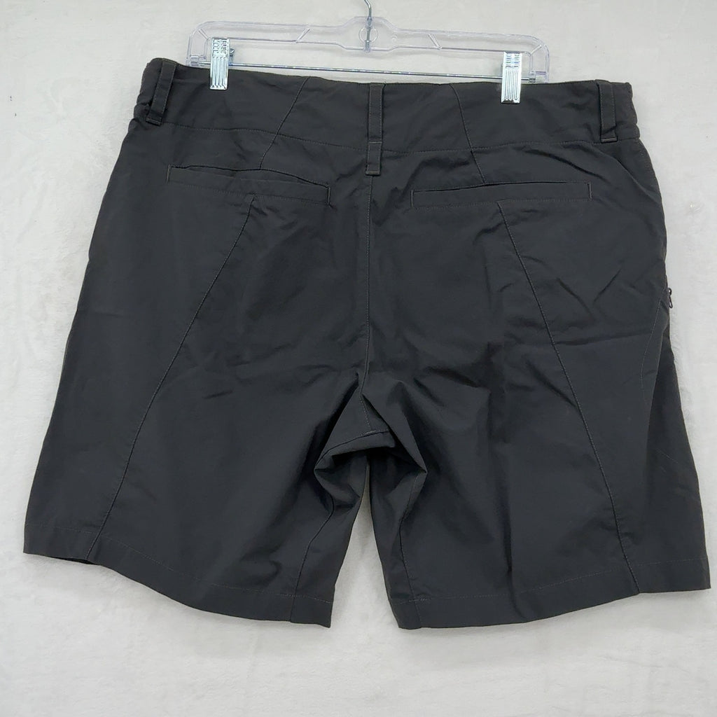 The North Face Paramount Shorts 38 Gray Belted Cargo Mens 8.5” Nylons Stretch