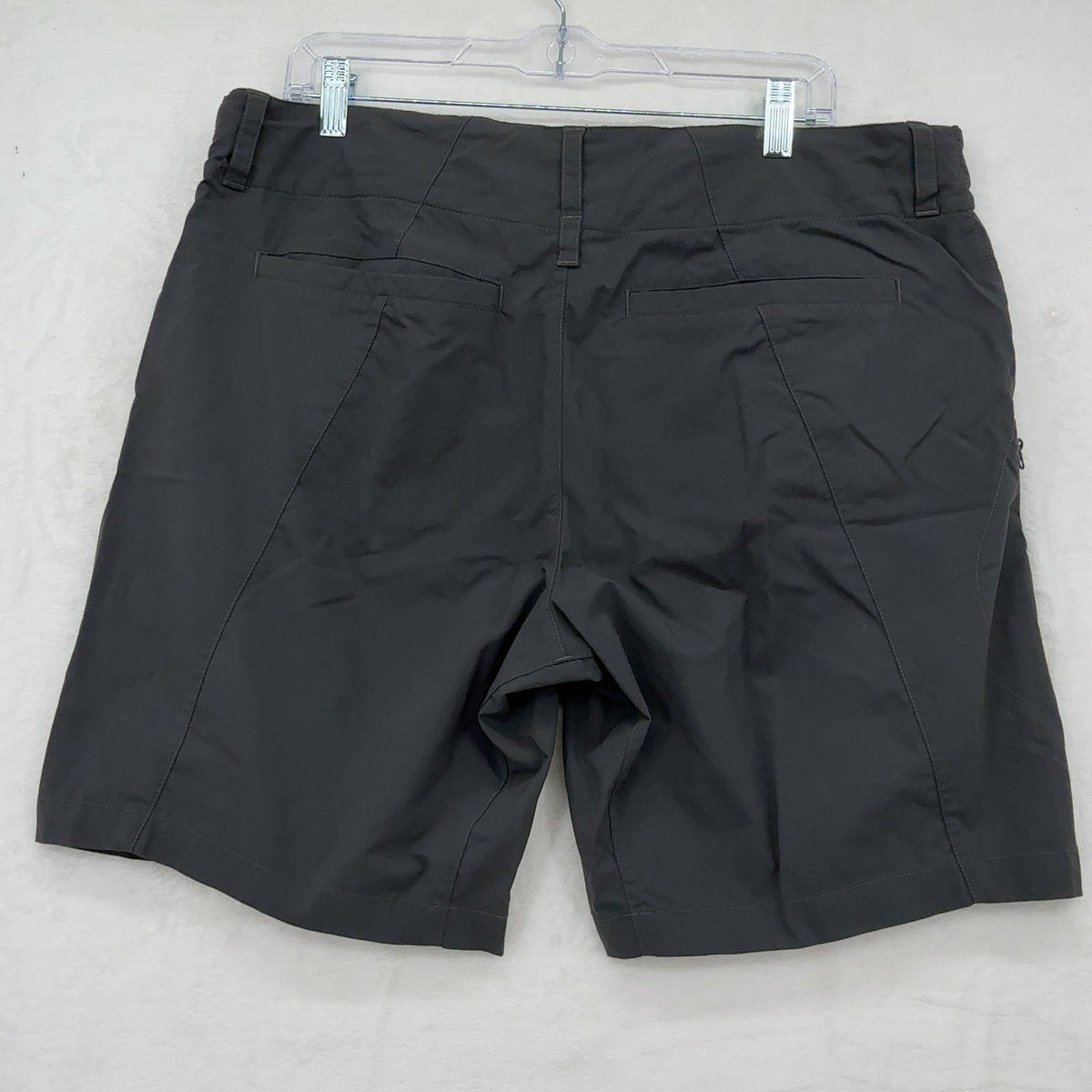 The North Face Paramount Shorts 38 Gray Belted Cargo Mens 8.5” Nylons Stretch
