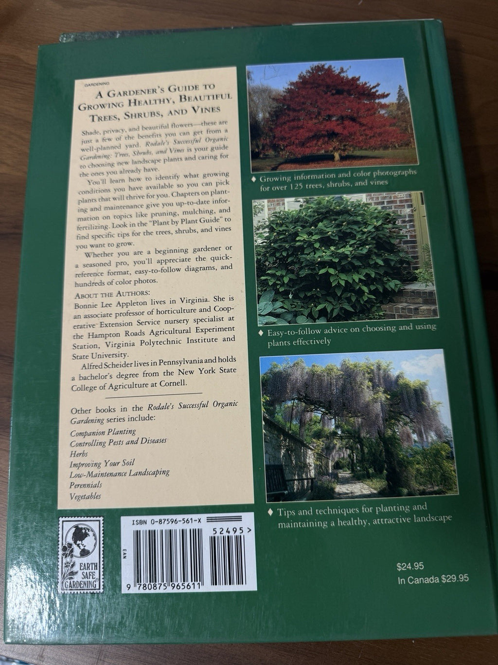 4 Rodale’s Successful Organic Gardening Books Landscaping Trees Pruning Lot