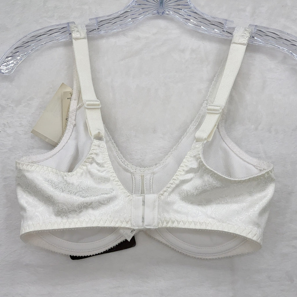 Bali Bra 36C Smooth Compliments Underwire Womens White Full Support 3100 New NWT