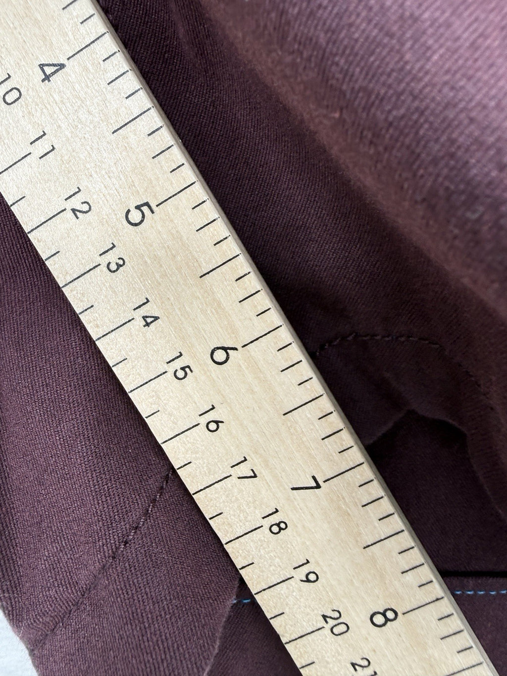 Mugsy Shorts 38 Ports 7” Maroon Chino Mens