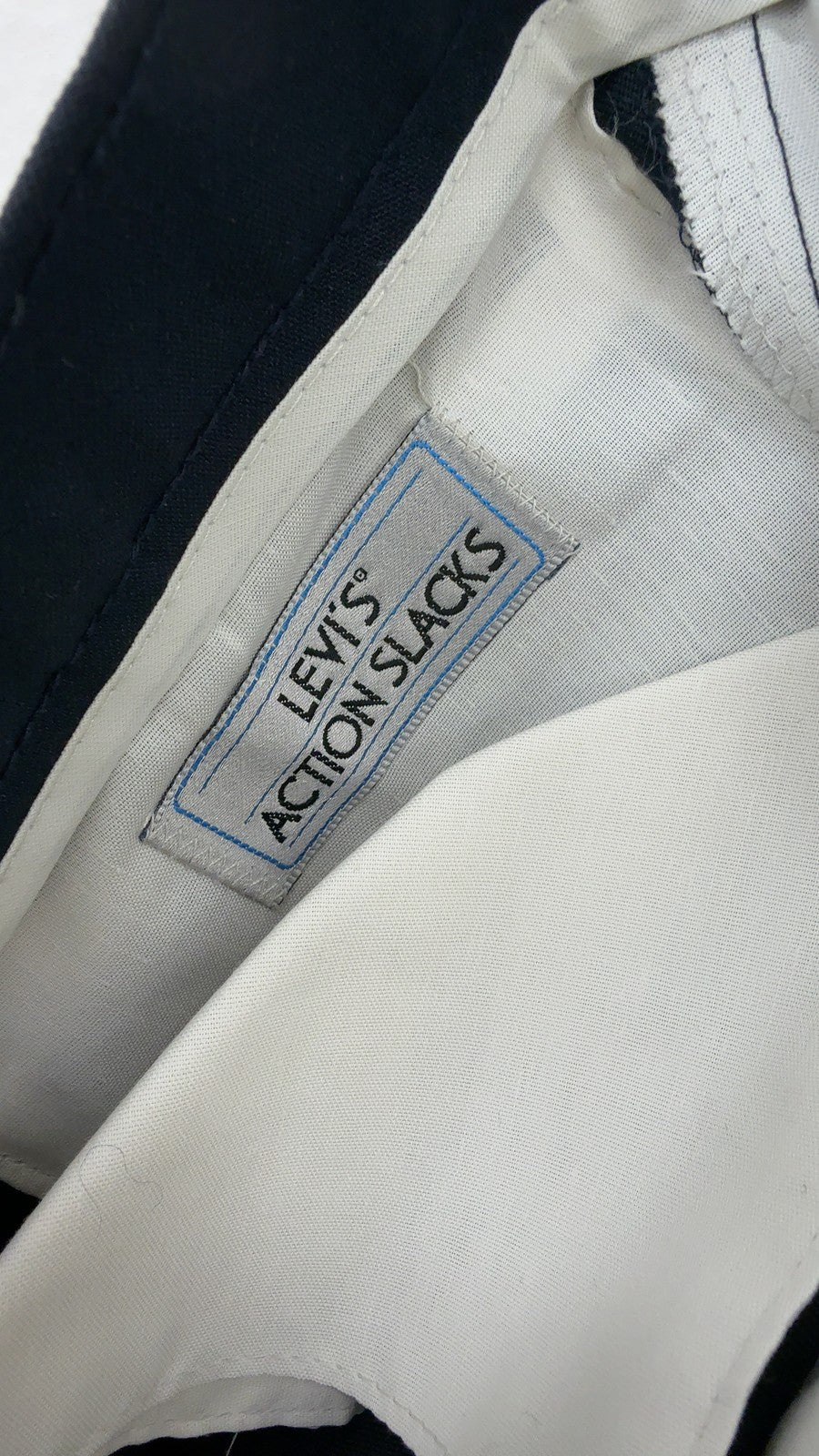 Levi's Action Slacks Dress Pants 35x34 Mens Blue Sta-Prest Made in USA New NWT