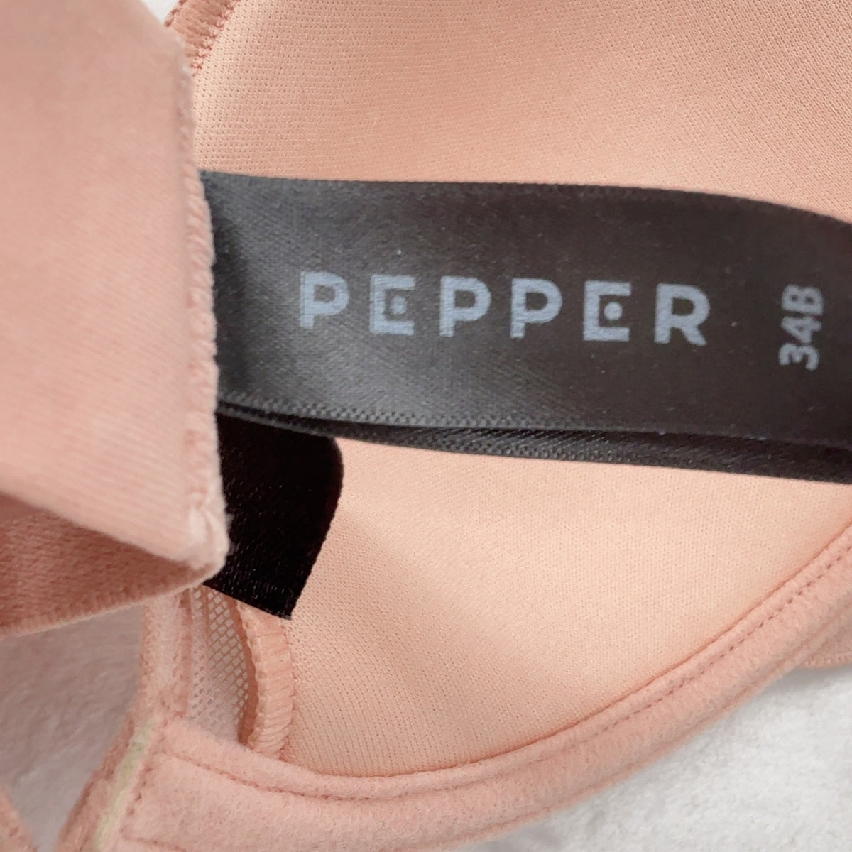 Pepper All You Bra 34B Womens Pink Beige
