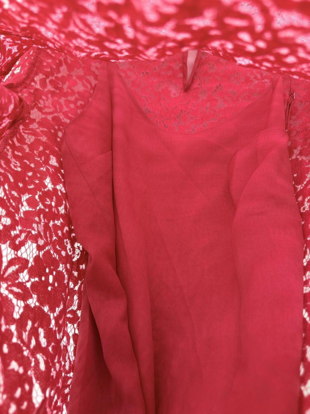 J Crew Womens Top 2 Pink Lace Long Sleeve Cami Set Mock Neck Scalloped New NWT
