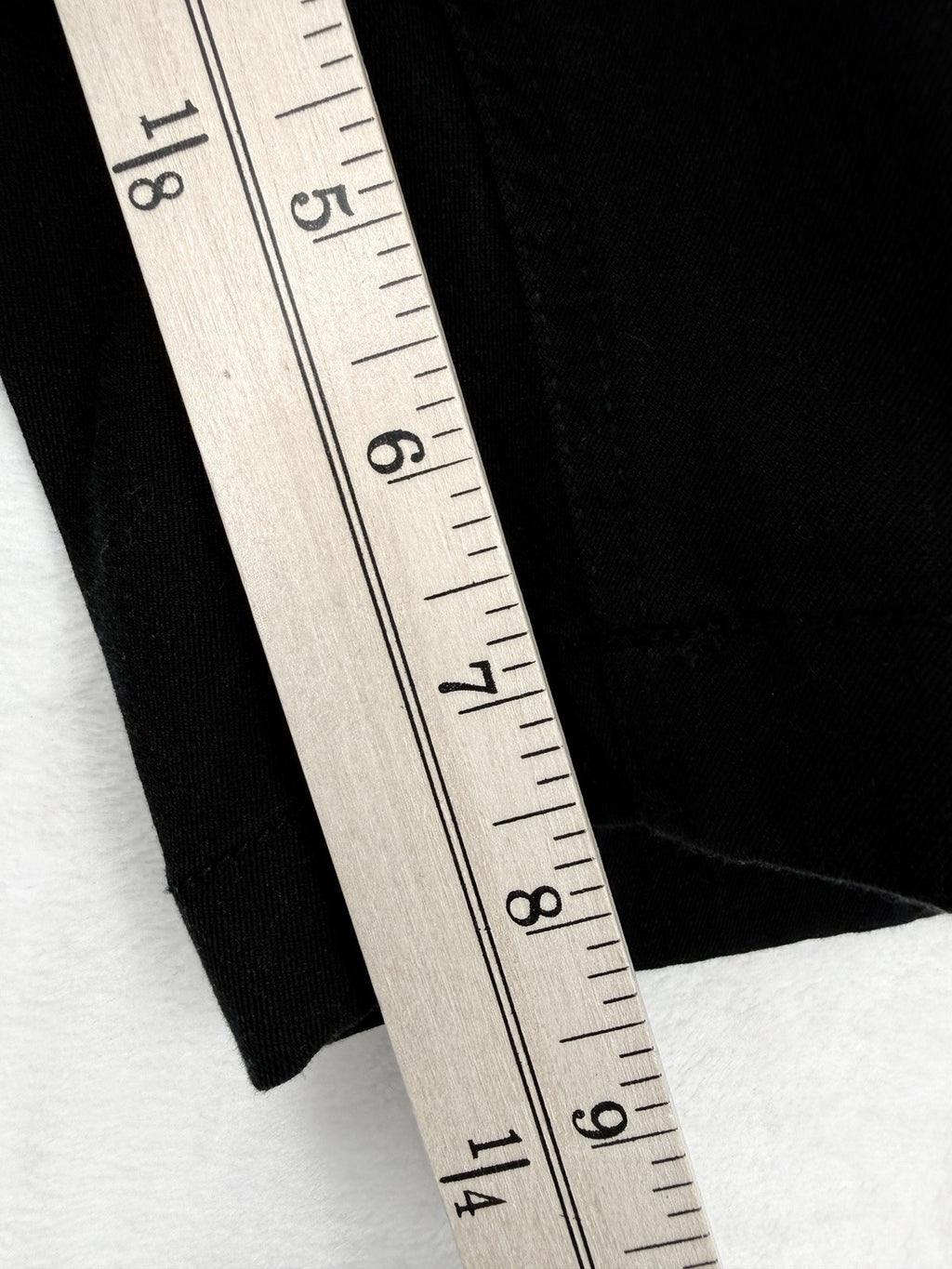 Mugsy Travelers Shorts Medium Mens Black 8” Cotton Stretch Back Elastic